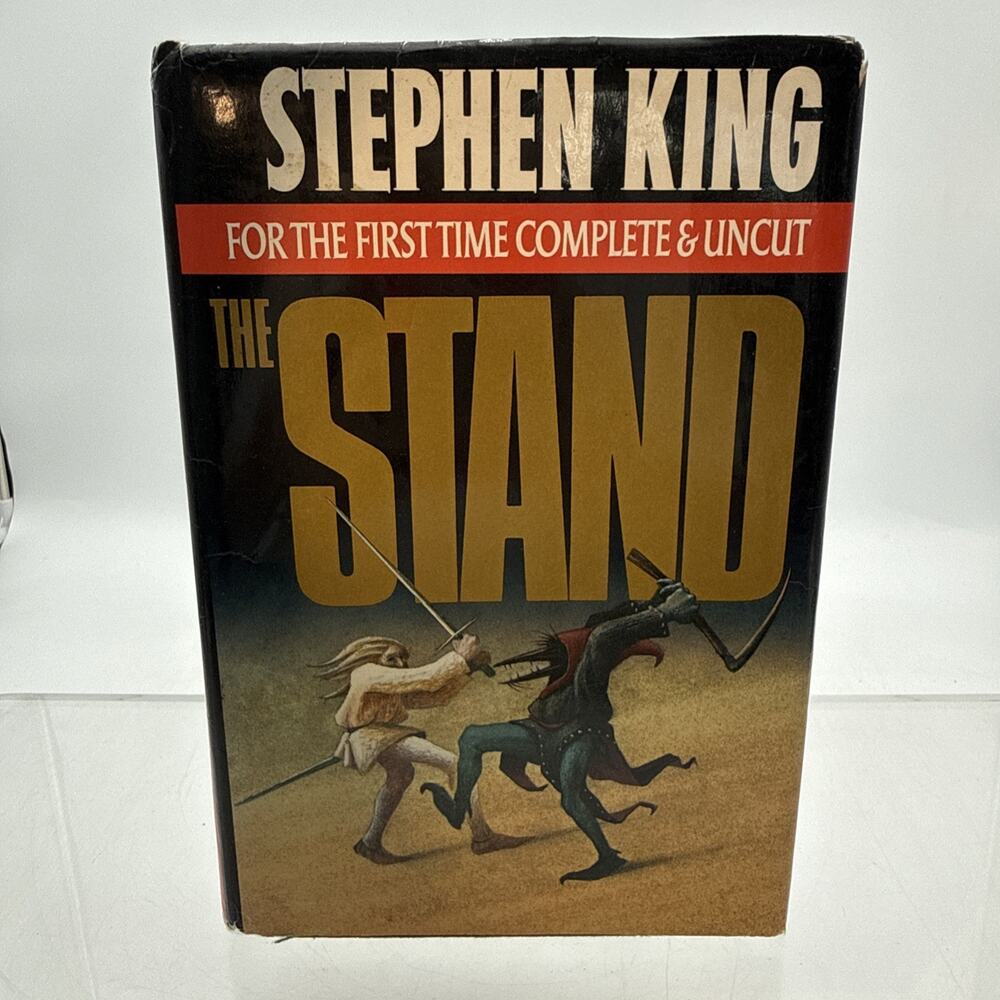 The Stand: The Complete and uncut edition by Stephen King 1990, Hardcover, ⬇️